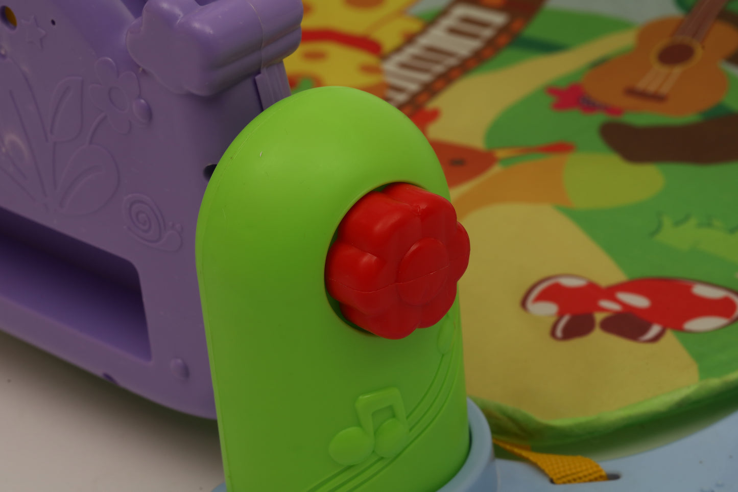 Evergreen Baby Tummy Time Activity Play Mat with Interactive Music Keyboard