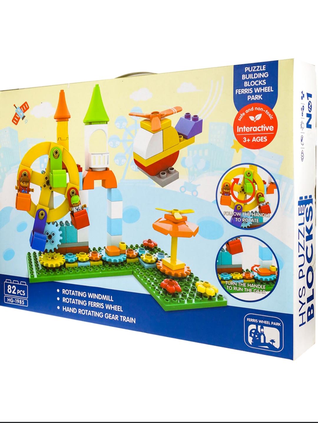 Kids DIY Educational Playing interlocking Toy Blocks Paradise Series - Evergreen Wholesale