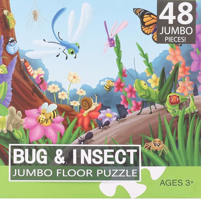 48pcs Jumbo Floor Puzzle DIY Educational Toys Puzzle for Kids - Evergreen Wholesale