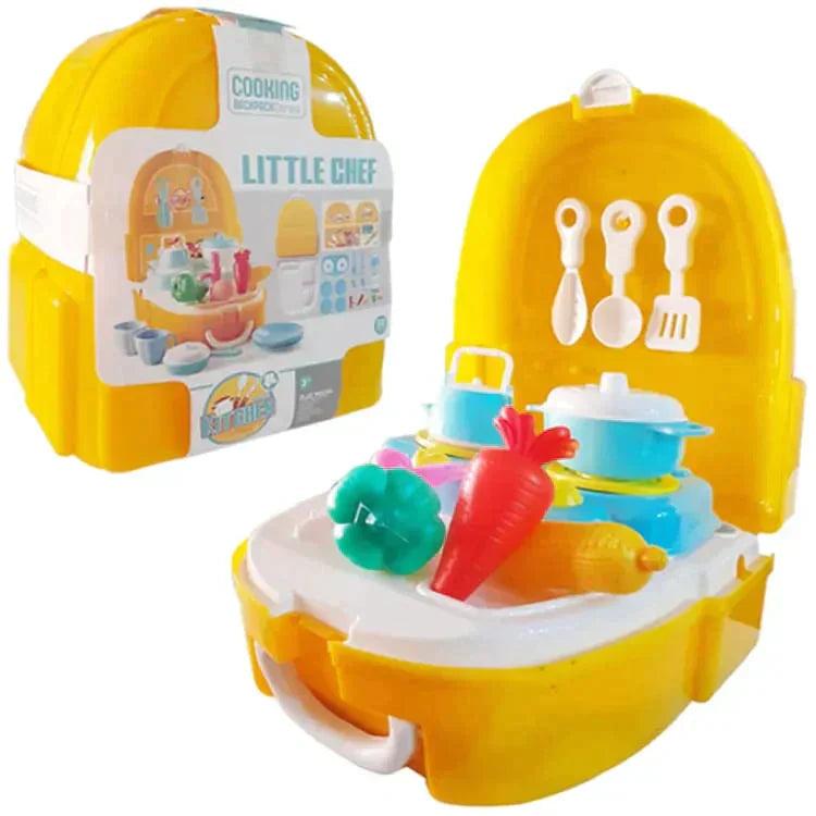 Little Chef Backpack Kitchen Set - Evergreen Wholesale