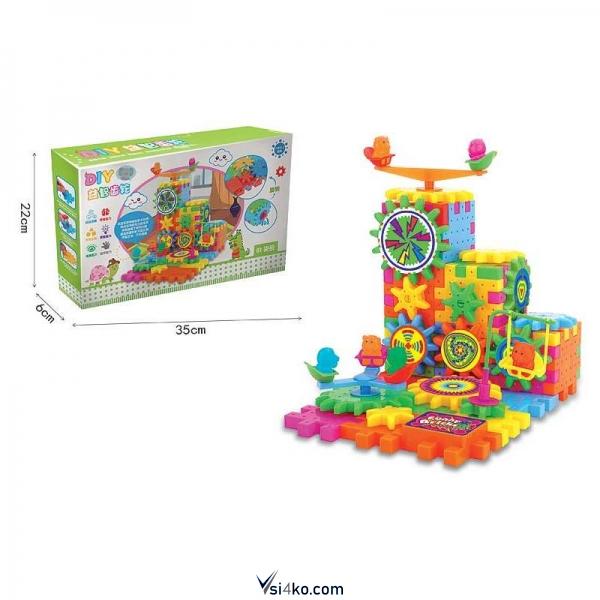 DIY Blocks Interlocking Learning Magical Blocks |81pcs- 598-2A - Evergreen Wholesale