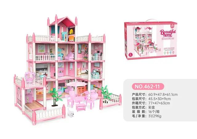 Beautiful DreamHouse, Doll House Playset with 170+ Accessories - Evergreen Wholesale