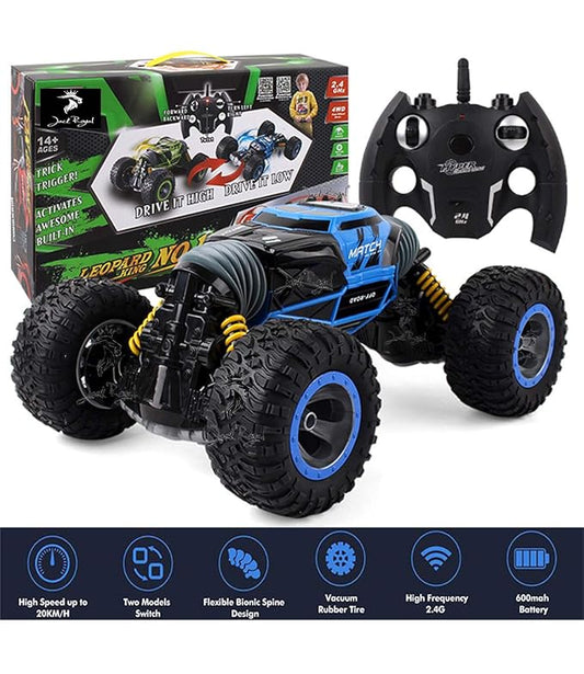 One Click Deformation 4-WD Leopard King Remote Control Car- UD2169A - Evergreen Wholesale