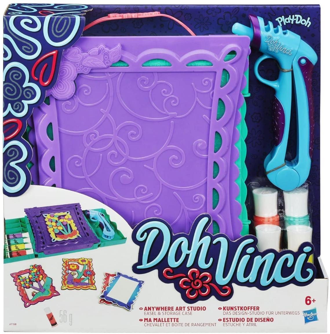 Play-Doh DohVinci Art Studio Easel & Storage Case - Evergreen Wholesale