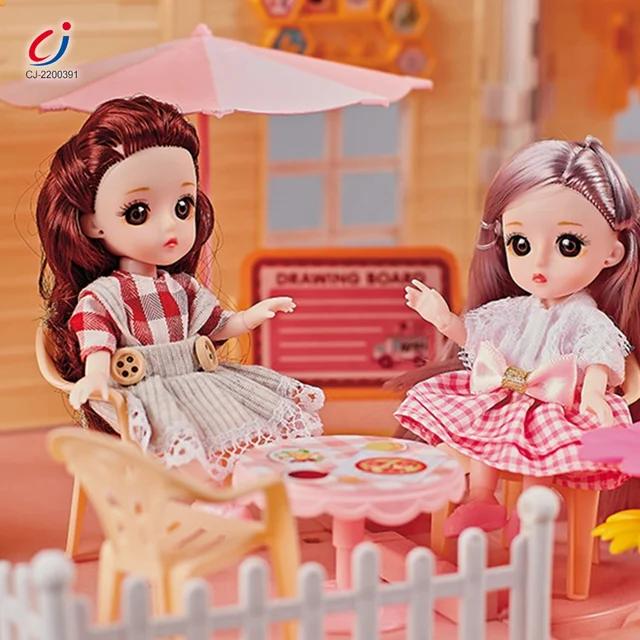 Doll House DIY Assembly Princess Villa Toy with | 95pcs-QC668-40A - Evergreen Wholesale