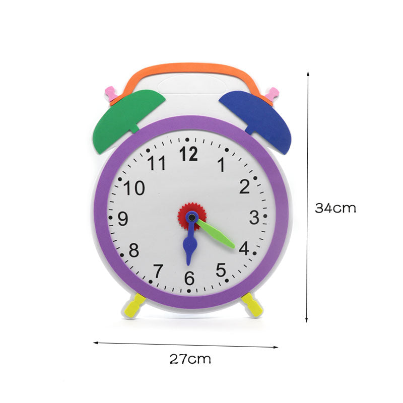 Classroom EVA Clock – Educational Wall Décor for Nurseries & Primary Classrooms

Make learning time fun and engaging with our Classroom EVA Clock, specially designed for nurseries, kindergartens, and early-grade classrooms. Crafted from high-quality EVA foam, this colorful, lightweight wall clock is not only decorative but also a great visual aid for teaching kids how to tell time.

With its bold numbers, movable hands, and vibrant design, it’s perfect for interactive learning and adds a playful touch to cl