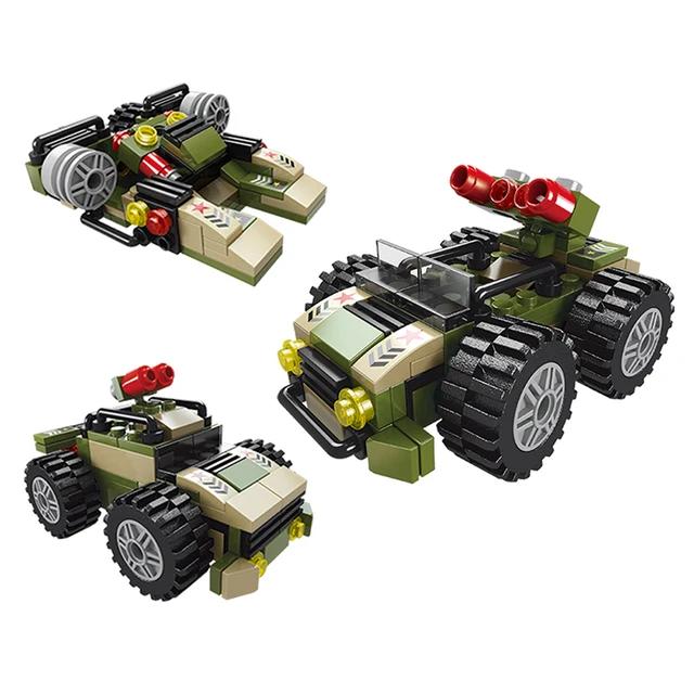 Military 6in1 Tank & Armored Vehicles Building Blocks Set for Boys | 791PCS- LXA462 - Evergreen Wholesale