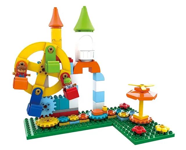 Kids DIY Educational Playing interlocking Toy Blocks Paradise Series - Evergreen Wholesale