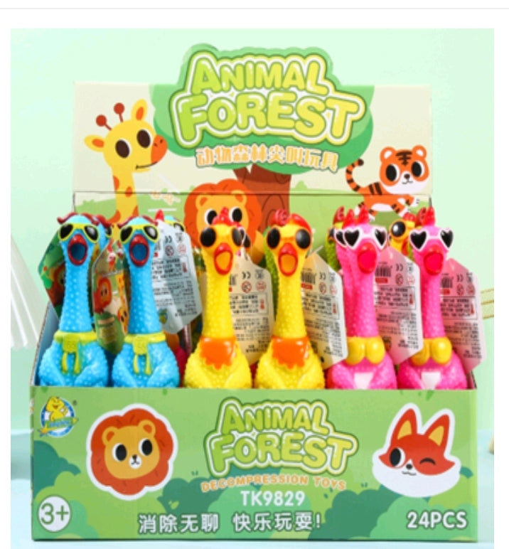 Screaming Cow Toy – Funny Sound Squeeze Animal for Kids (24 pcs Display Box, Mixed Designs)

Bring laughter to playtime with our hilarious Screaming Cow Toys! Just give them a squeeze and hear them let out a loud, funny scream that kids absolutely love. These quirky animal toys come in mixed cow designs and are perfect for party favors, novelty gifts, or stress relief fun. Each display box contains 24 assorted screaming cows, making it ideal for retailers and event giveaways.

Made from soft, durable, and n