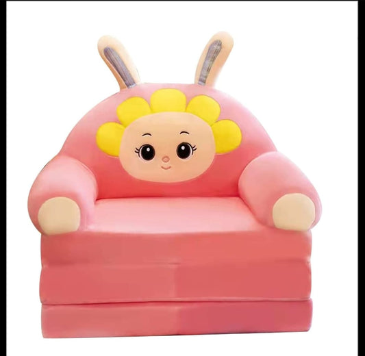 Sofa-cum-Bed (Large) – Soft & Spacious Plush Fabric Sofa for Kids

Upgrade playrooms and bedrooms with our Large Sofa-cum-Bed, made from ultra-soft plush fabric that’s as cozy as it is functional. This 2-in-1 design works perfectly as a comfy kids' sofa by day and easily unfolds into a relaxing bed by night — ideal for story time, naps, movie nights, or sleepovers.

Covered in skin-friendly plush material, it's designed with both comfort and cuteness in mind. A perfect pick for kids’ rooms, nurseries, or pl