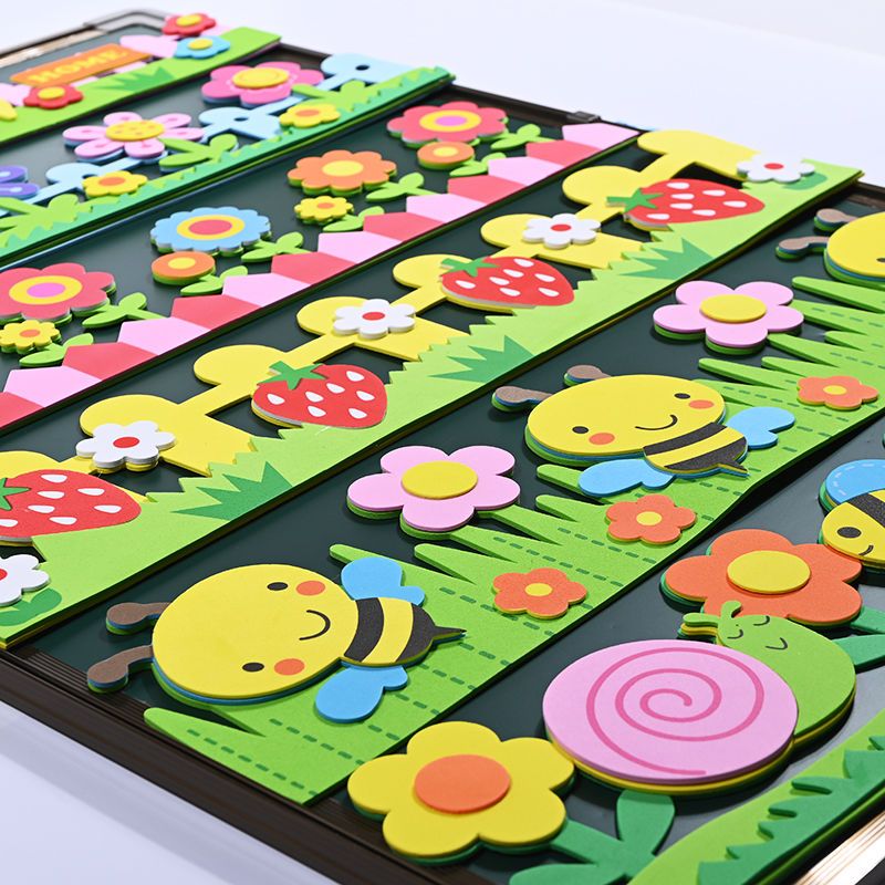 Classroom Fence EVA Sticker – Colorful 70 cm Foam Border for School & Nursery Decoration

Add a bright, cheerful touch to your learning space with our Classroom Fence EVA Sticker (70 cm) – the perfect decorative border for nurseries, kindergartens, and primary classrooms. Made from durable, high-quality EVA foam, these fence-shaped stickers are ideal for creating safe, engaging, and visually appealing environments for young learners.

Use them to outline bulletin boards, stage corners, walls, or reading are