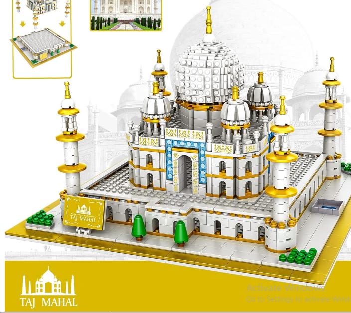 Taj Mahal Building Blocks Architecture | 2012PCS- LXA442 - Evergreen Wholesale