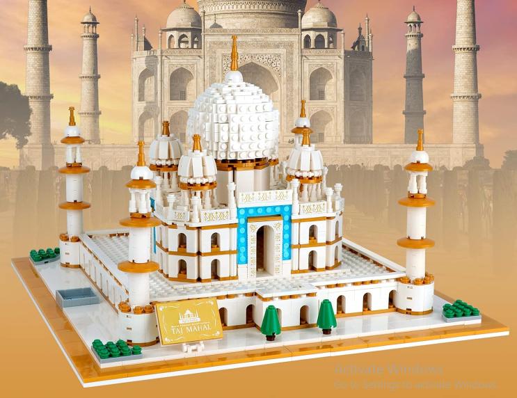 Taj Mahal Building Blocks Architecture | 2012PCS- LXA442 - Evergreen Wholesale