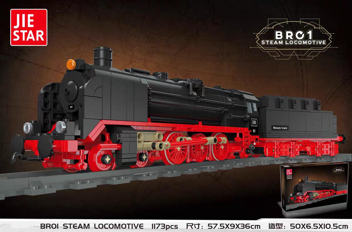 Hogwarts Express BRO1 Steam Locomotive Train Model Building Block | 1173- Jiestar59004 - Evergreen Wholesale