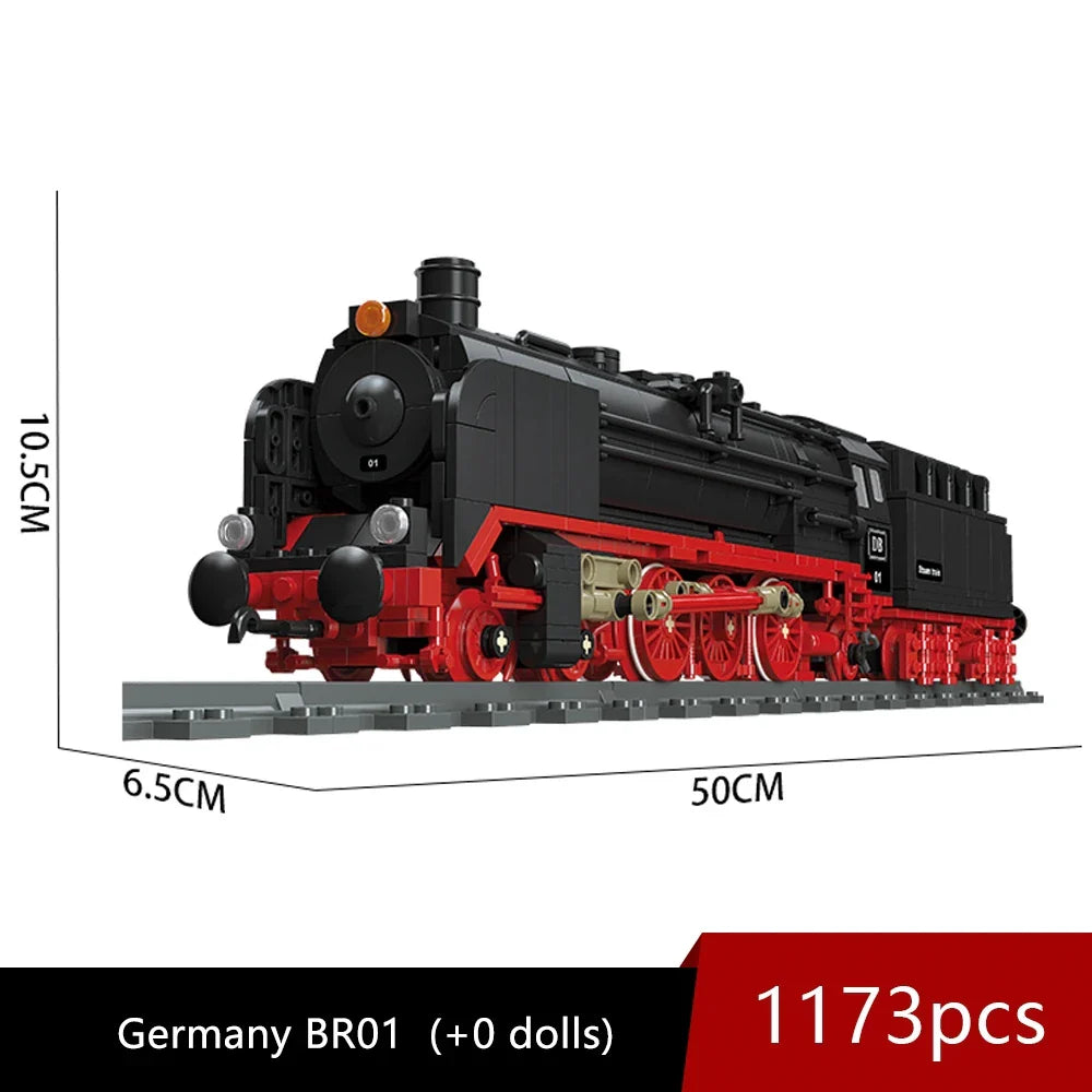 Hogwarts Express BRO1 Steam Locomotive Train Model Building Block | 1173- Jiestar59004 - Evergreen Wholesale