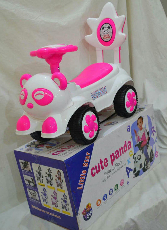 Little Star Cute Panda Tolo Push Car - Evergreen Wholesale