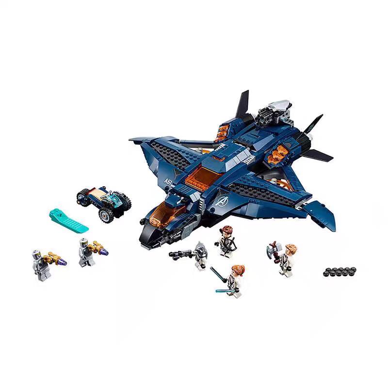 Avenger Fighter Heli Carrier Building Blocks Kit |872 PCS- 11261 - Evergreen Wholesale