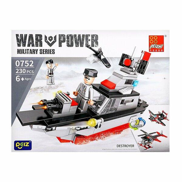 Military Series Aircraft Carrier Building Blocks (6 boxes set) 2250pcs- PZ0757 - Evergreen Wholesale