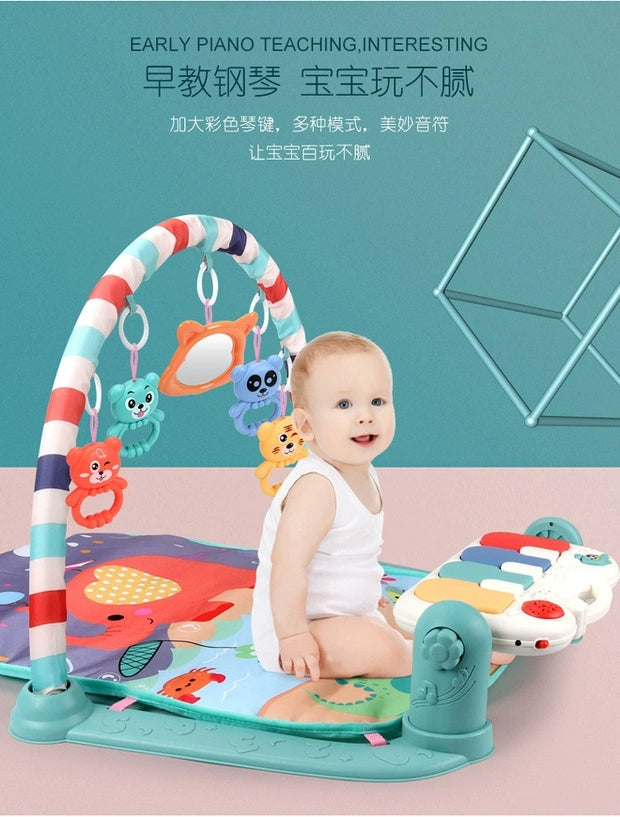 Evergreen Baby Tummy Time Activity Play Mat with Interactive Music Keyboard - Evergreen Wholesale