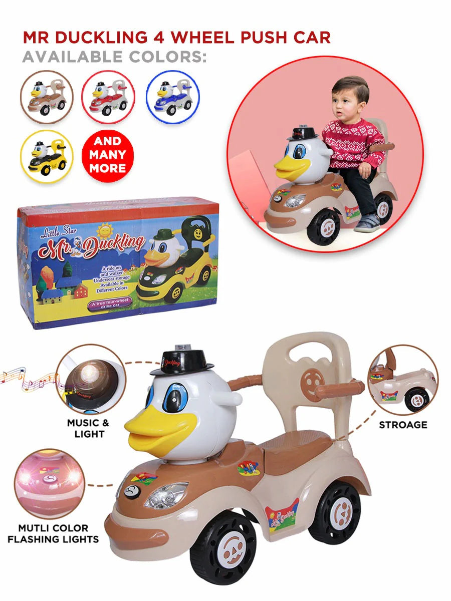 Little Star Duckling Tolo Push Car - Evergreen Wholesale