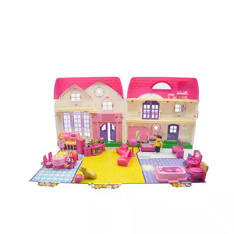 My Happy Family Doll House Play Set for Girls - Evergreen Wholesale