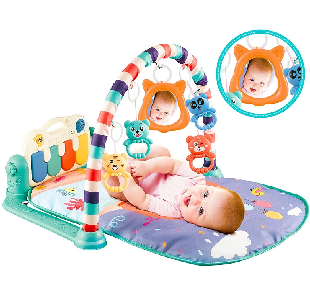 Evergreen Baby Tummy Time Activity Play Mat with Interactive Music Keyboard - Evergreen Wholesale