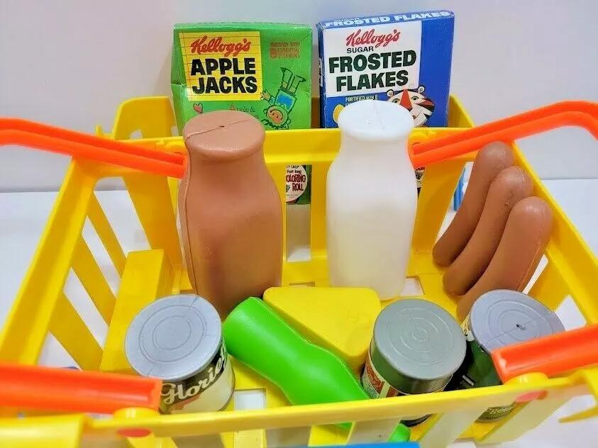 Supermarket Cart kitchen Trolley Set-LIL' shopper - Evergreen Wholesale