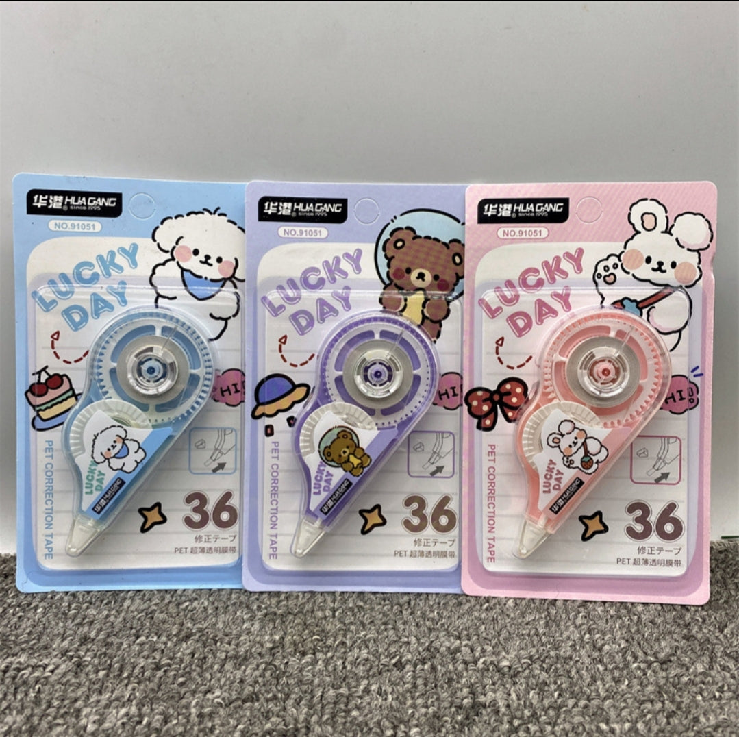 three correction tape